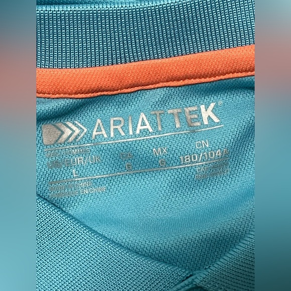 Men’s Ariat Tek Western Polo Shirt Just like new. - Picture 5 of 5